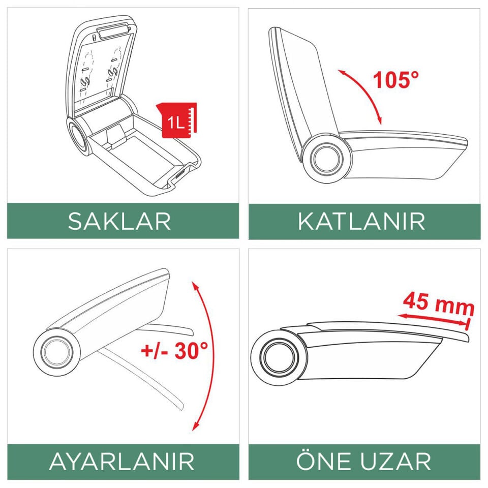 RATI ARMSTER 3 SEAT MOUNTED VW ID. BUZZ 2022 ve sonrası