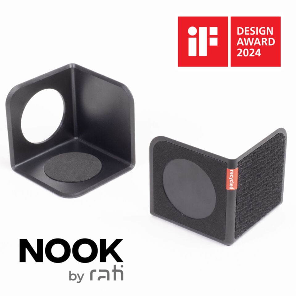 RATI NOOK EŞYA SABİTLEYİCİ 2'Lİ - SİYAH